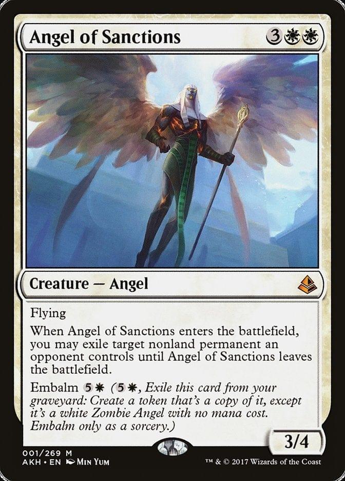 Magic: The Gathering MTG Single Angel of Sanctions [Amonkhet]