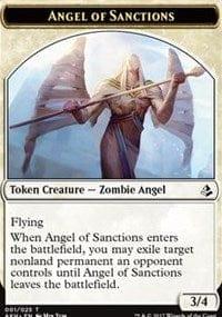 Magic: The Gathering MTG Single Angel of Sanctions // Drake Token [Amonkhet]