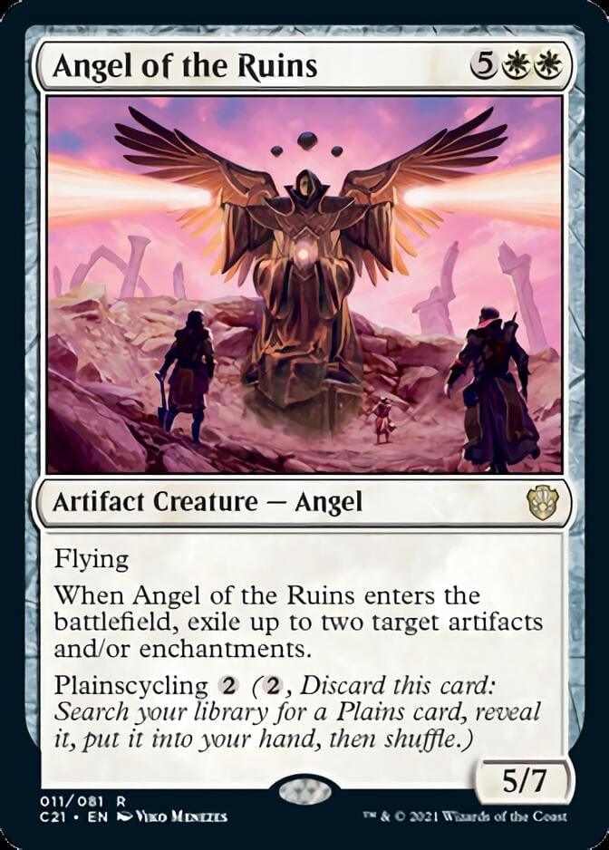 Magic: The Gathering MTG Single Angel of the Ruins [Commander 2021]