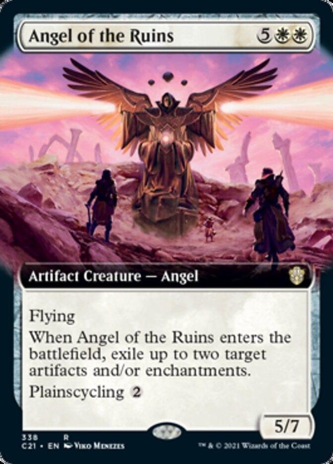 Magic: The Gathering MTG Single Angel of the Ruins (Extended) [Commander 2021]