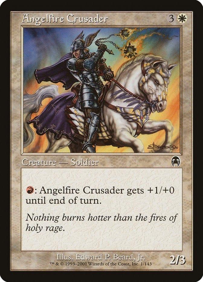 Magic: The Gathering MTG Single Angelfire Crusader [Apocalypse]