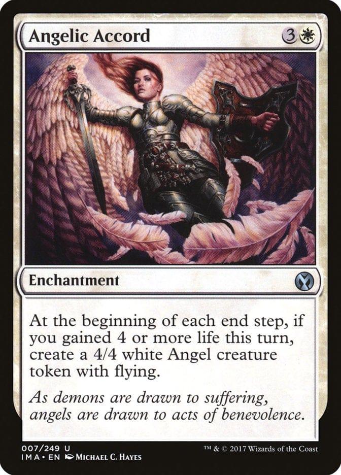 Magic: The Gathering MTG Single Angelic Accord [Iconic Masters]