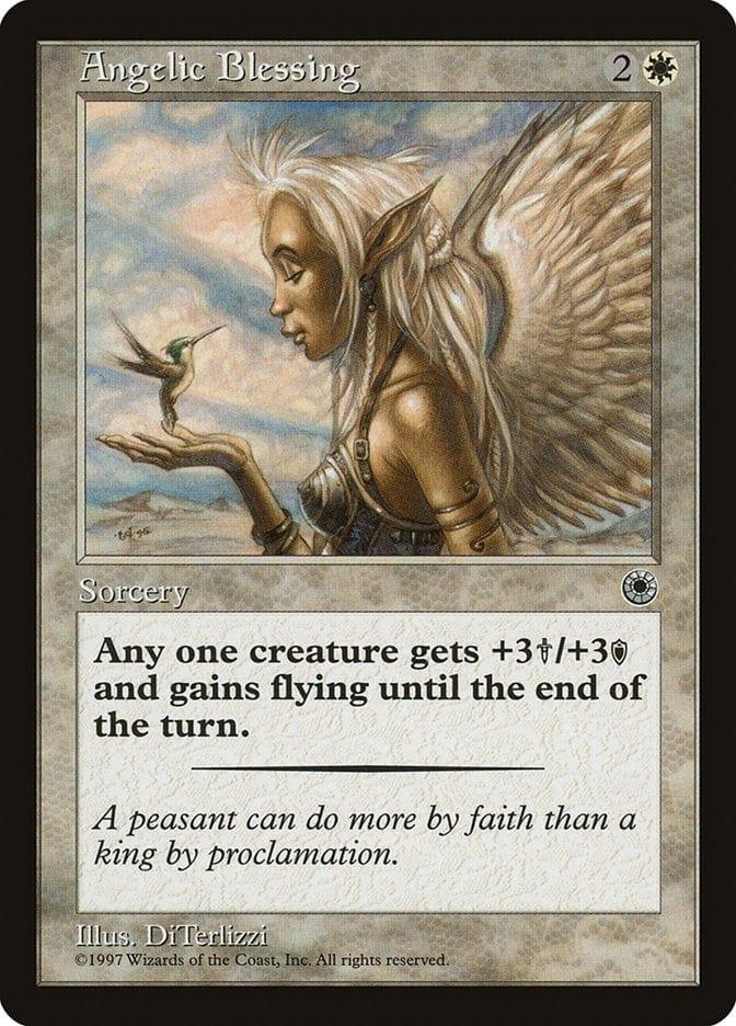 Magic: The Gathering MTG Single Angelic Blessing [Portal]