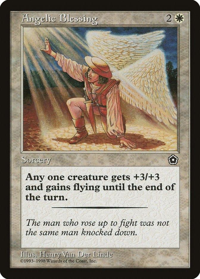 Magic: The Gathering MTG Single Angelic Blessing [Portal Second Age]