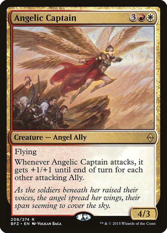 Magic: The Gathering MTG Single Angelic Captain [Battle for Zendikar]