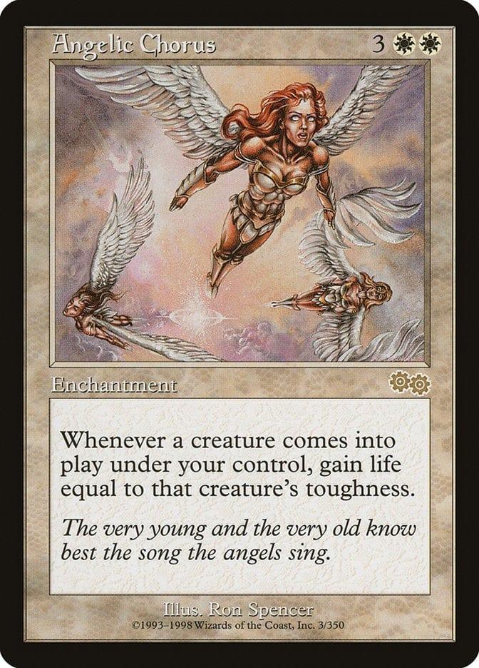 Magic: The Gathering MTG Single Angelic Chorus [Urza's Saga]