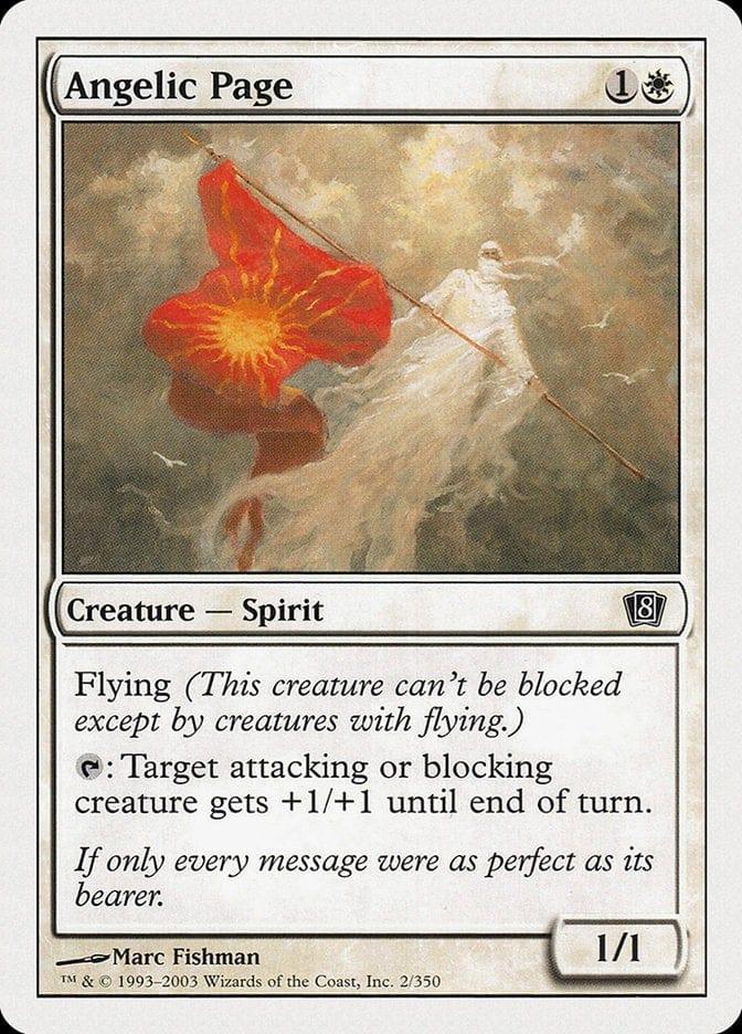 Magic: The Gathering MTG Single Angelic Page [Eighth Edition]