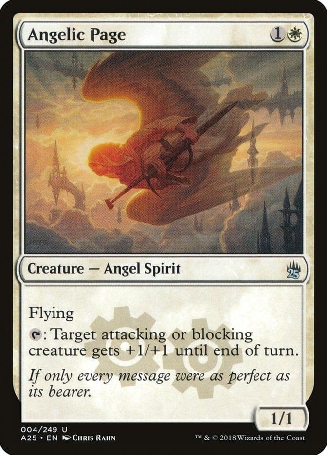 Magic: The Gathering MTG Single Angelic Page [Masters 25]