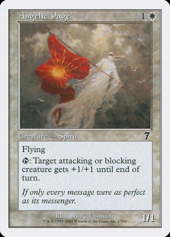 Magic: The Gathering MTG Single Angelic Page [Seventh Edition]