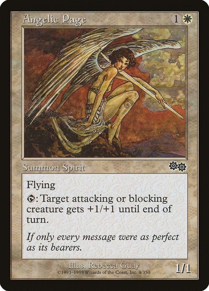 Magic: The Gathering MTG Single Angelic Page [Urza's Saga]