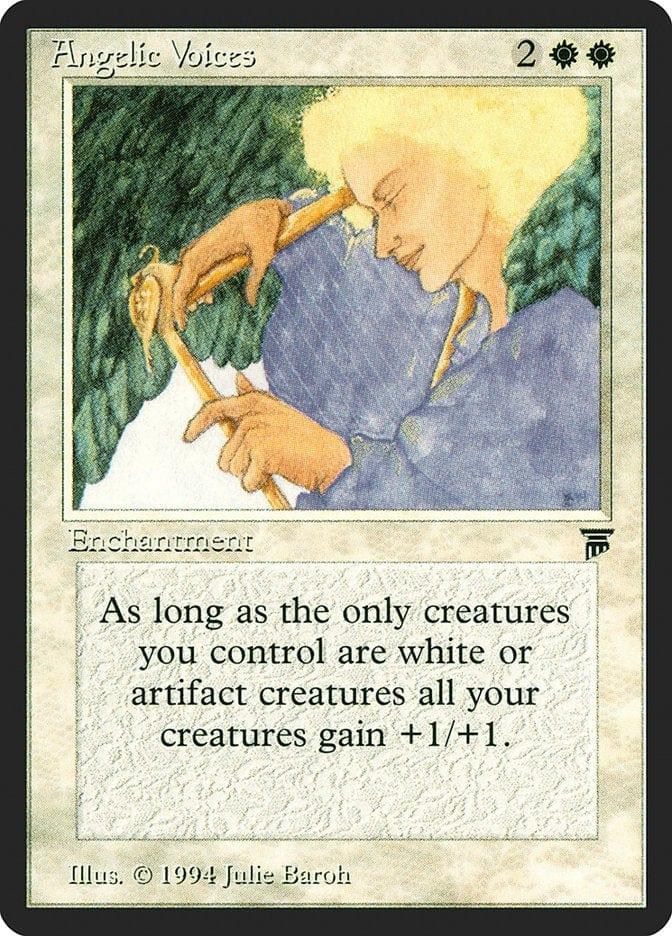 Magic: The Gathering MTG Single Angelic Voices [Legends]