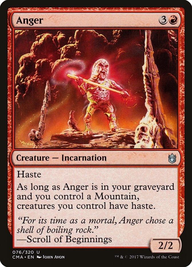 Magic: The Gathering MTG Single Anger [Commander Anthology]