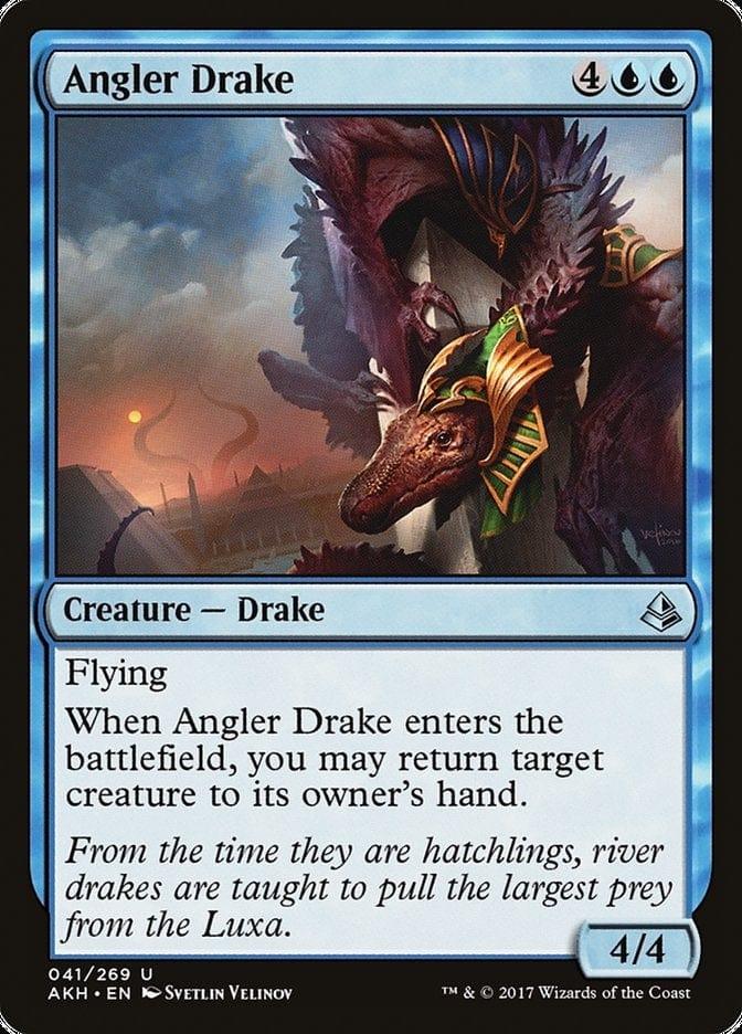 Magic: The Gathering MTG Single Angler Drake [Amonkhet]
