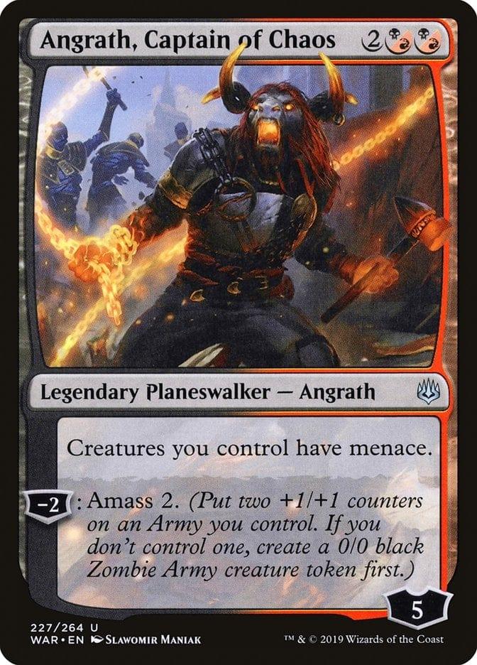 Magic: The Gathering MTG Single Angrath, Captain of Chaos [War of the Spark]