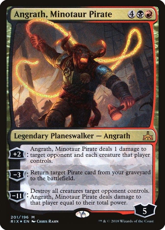 Magic: The Gathering MTG Single Angrath, Minotaur Pirate [Rivals of Ixalan]