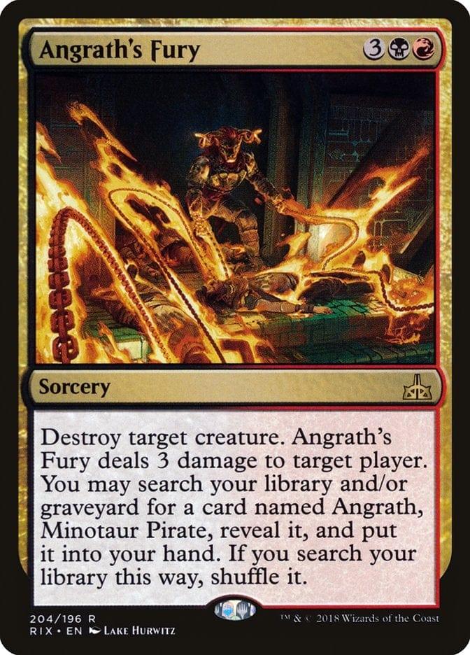 Magic: The Gathering MTG Single Angrath's Fury [Rivals of Ixalan]