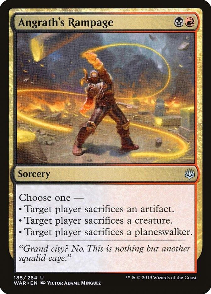 Magic: The Gathering MTG Single Angrath's Rampage [War of the Spark]