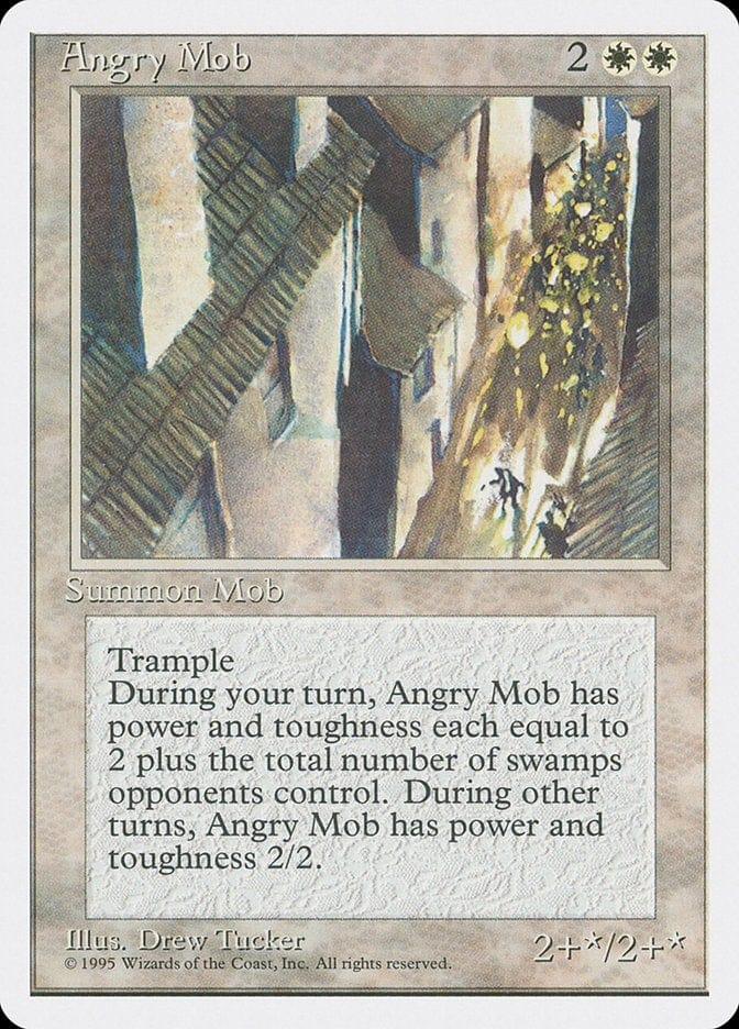 Magic: The Gathering MTG Single Angry Mob [Fourth Edition]