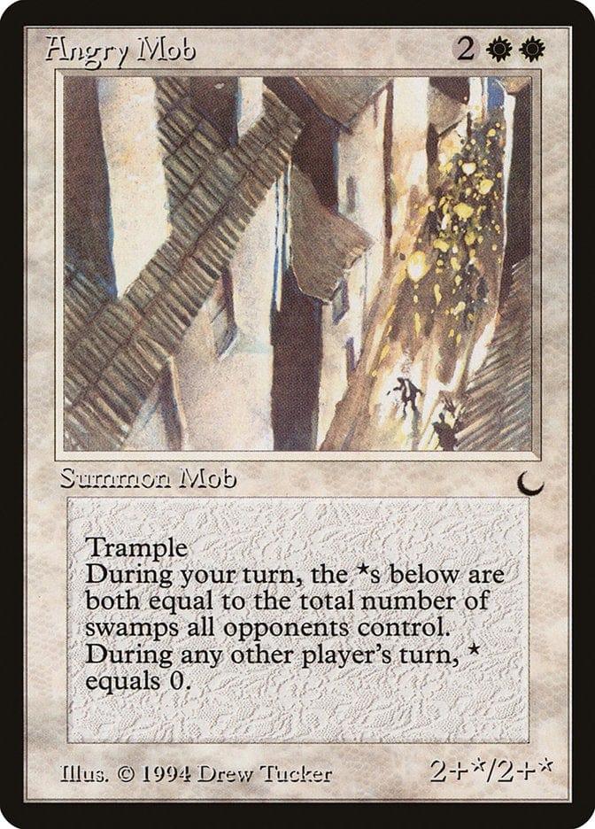 Magic: The Gathering MTG Single Angry Mob [The Dark]