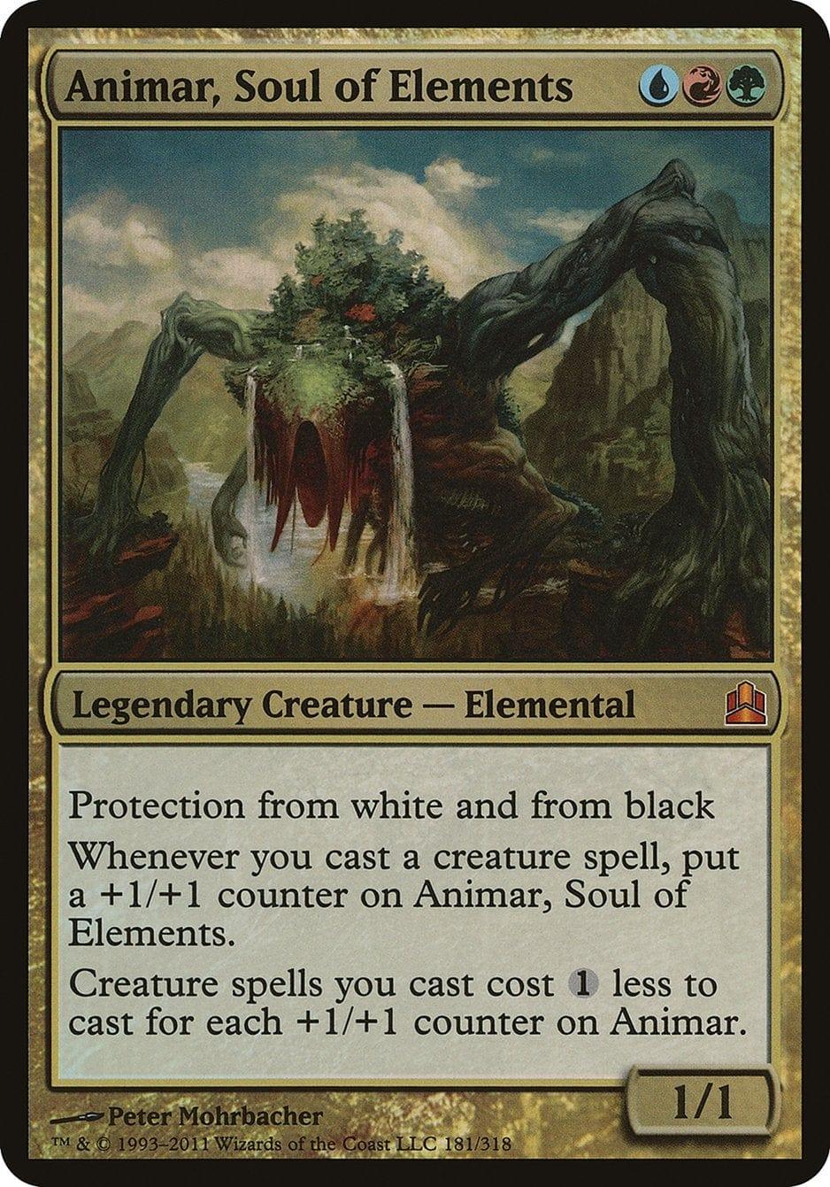Magic: The Gathering MTG Single Animar, Soul of Elements (Oversized) [Commander 2011 Oversized]
