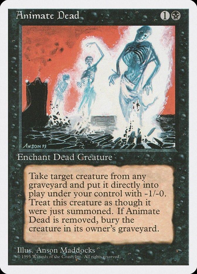 Magic: The Gathering MTG Single Animate Dead [Fourth Edition]