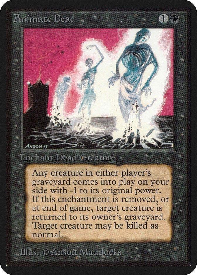 Magic: The Gathering MTG Single Animate Dead [Limited Edition Alpha]