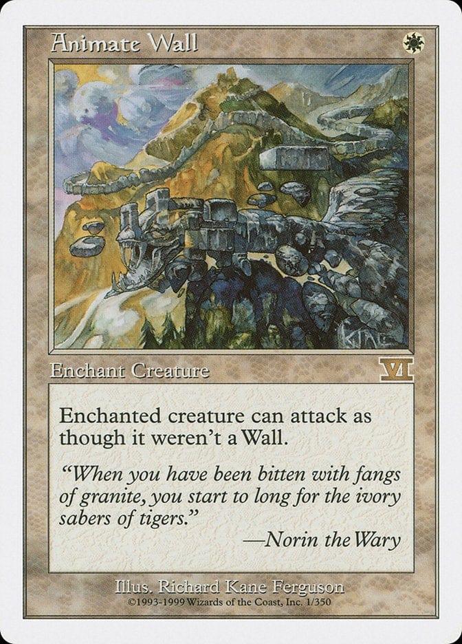 Magic: The Gathering MTG Single Animate Wall [Classic Sixth Edition]
