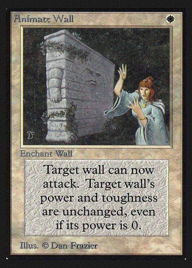 Magic: The Gathering MTG Single Animate Wall [International Collectors’ Edition]