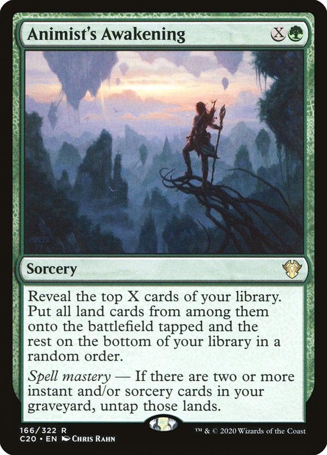 Magic: The Gathering MTG Single Animist's Awakening [Commander 2020]