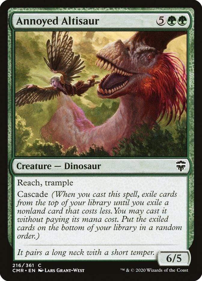 Magic: The Gathering MTG Single Annoyed Altisaur [Commander Legends]