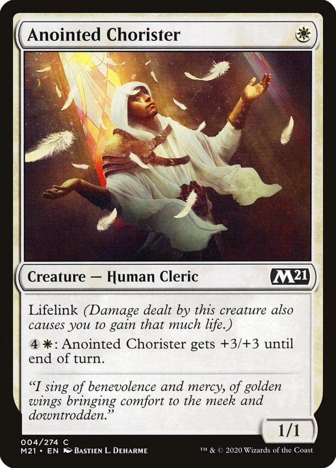 Magic: The Gathering MTG Single Anointed Chorister [Core Set 2021]