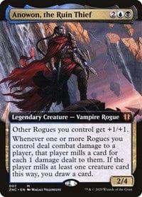 Magic: The Gathering MTG Single Anowon, the Ruin Thief (Extended Art) [Zendikar Rising Commander]