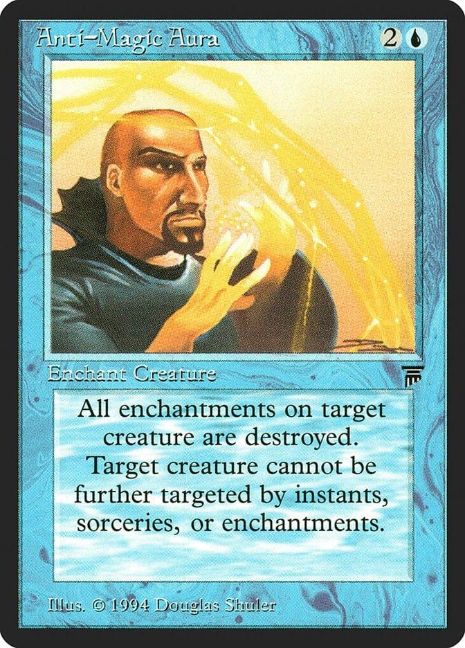 Magic: The Gathering MTG Single Anti-Magic Aura [Legends]