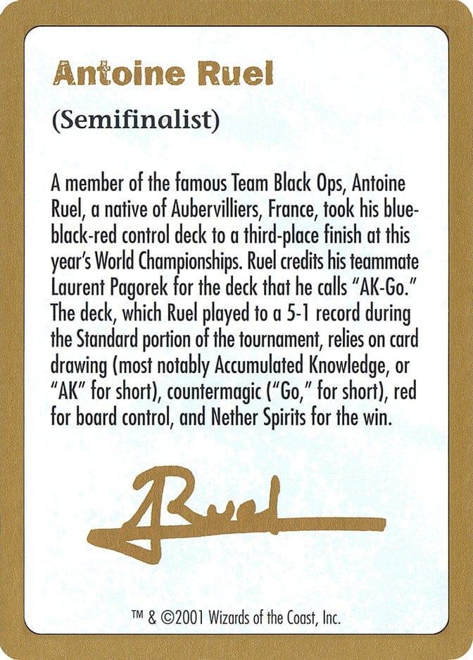 Magic: The Gathering MTG Single Antoine Ruel Bio [World Championship Decks 2001]