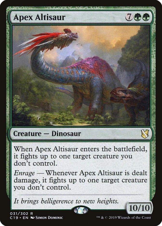 Magic: The Gathering MTG Single Apex Altisaur [Commander 2019]