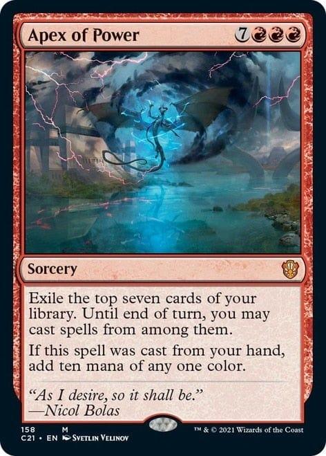 Magic: The Gathering MTG Single Apex of Power [Commander 2021]