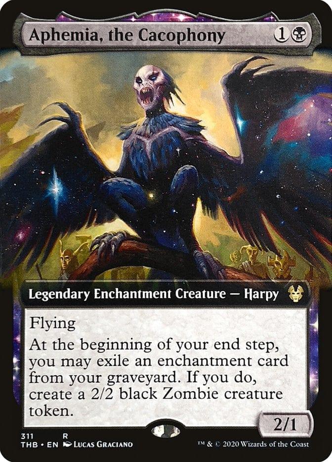 Magic: The Gathering MTG Single Aphemia, the Cacophony (Extended) [Theros Beyond Death]