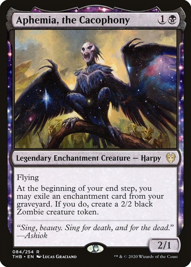 Magic: The Gathering MTG Single Aphemia, the Cacophony [Theros Beyond Death]