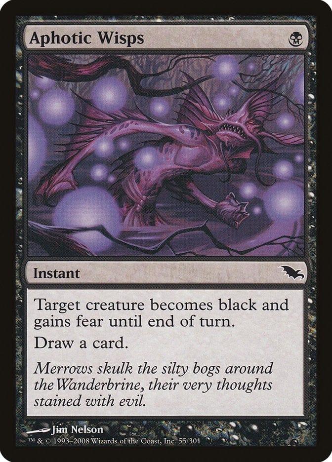 Magic: The Gathering MTG Single Aphotic Wisps [Shadowmoor]