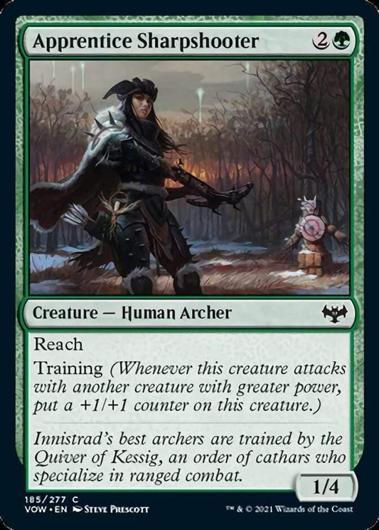 Magic: The Gathering MTG Single Apprentice Sharpshooter [Innistrad: Crimson Vow]