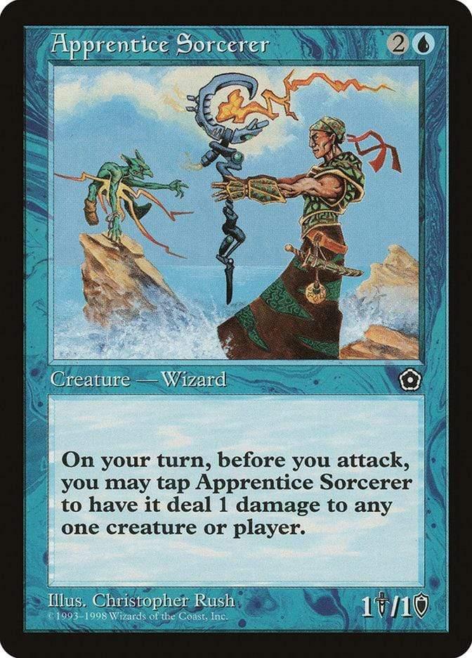Magic: The Gathering MTG Single Apprentice Sorcerer [Portal Second Age]