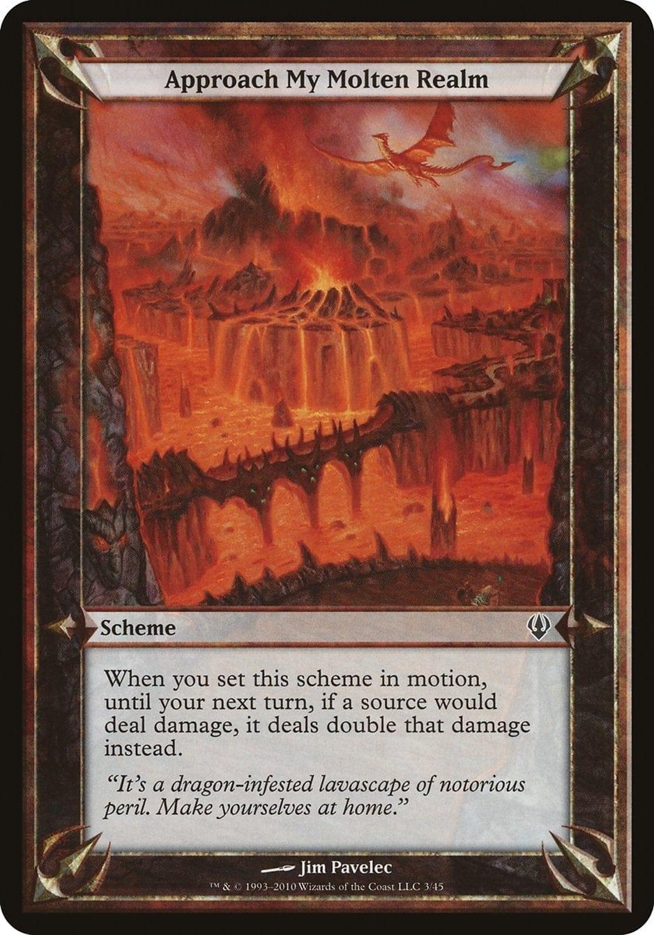 Magic: The Gathering MTG Single Approach My Molten Realm (Schemes) [Archenemy Schemes]