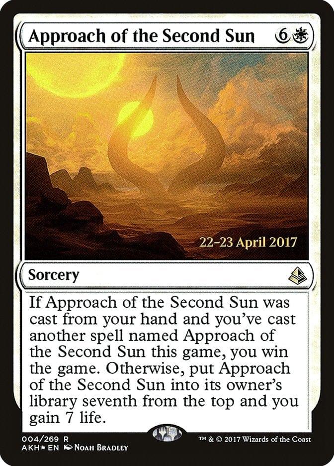 Magic: The Gathering MTG Single Approach of the Second Sun  [Amonkhet Prerelease Promos]
