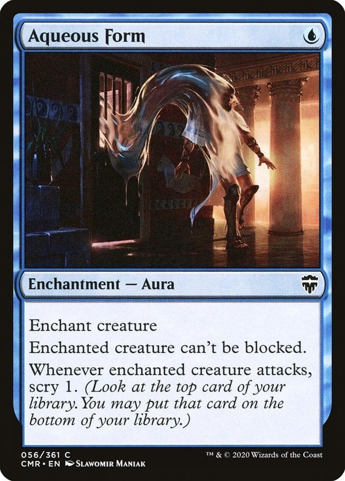 Magic: The Gathering MTG Single Aqueous Form [Commander Legends]
