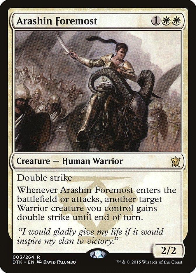 Magic: The Gathering MTG Single Arashin Foremost [Dragons of Tarkir]
