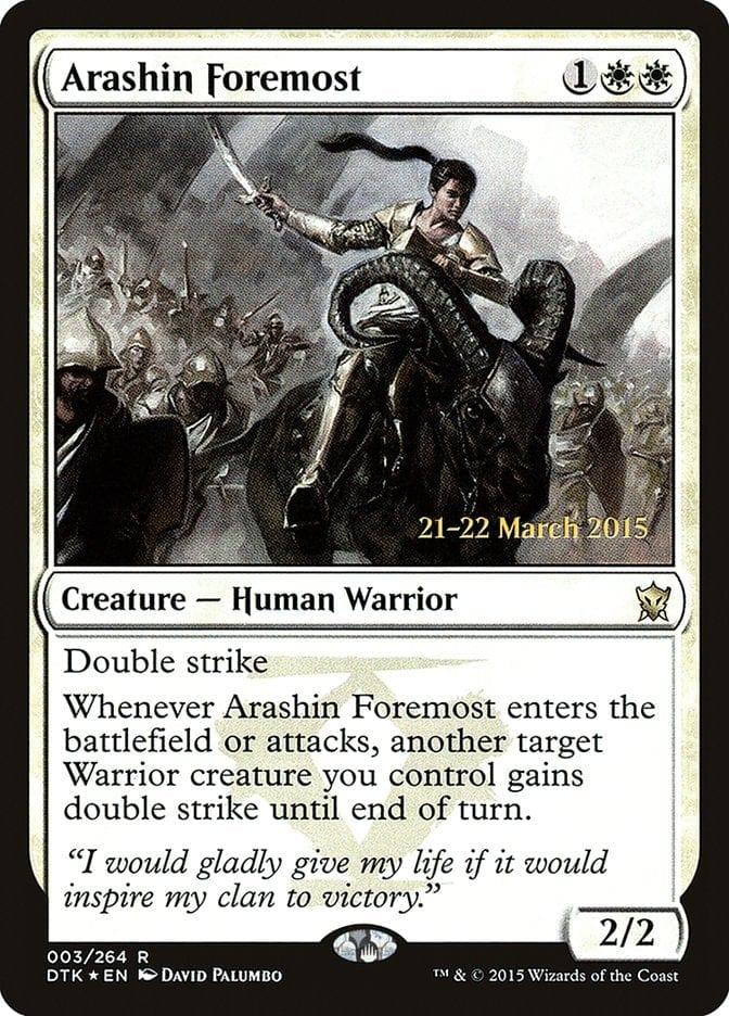 Magic: The Gathering MTG Single Arashin Foremost  [Dragons of Tarkir Prerelease Promos]