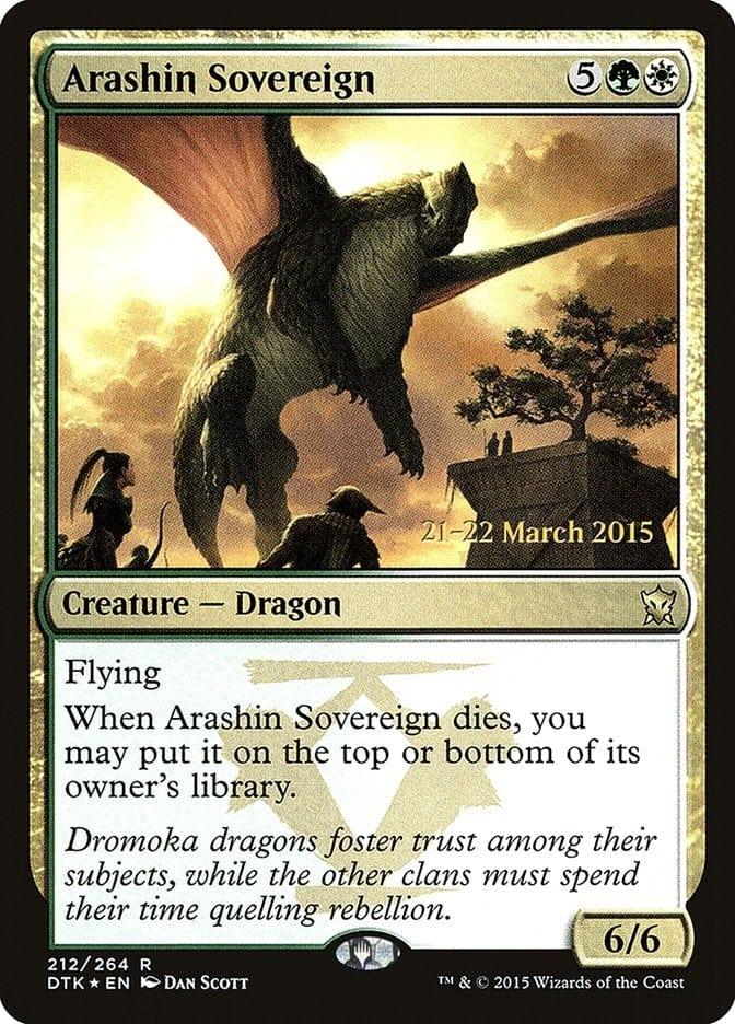 Magic: The Gathering MTG Single Arashin Sovereign  [Dragons of Tarkir Prerelease Promos]