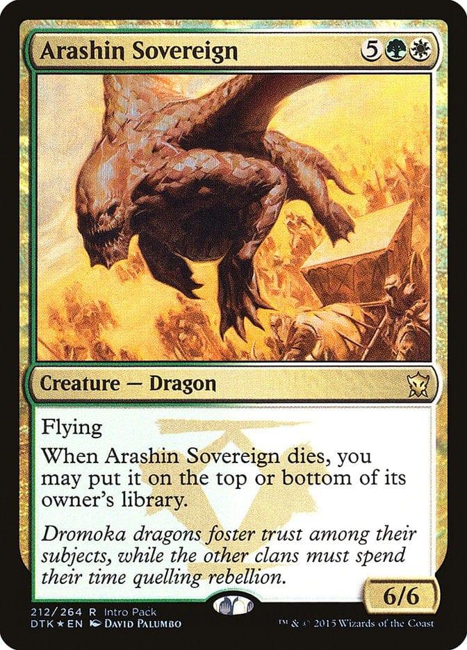 Magic: The Gathering MTG Single Arashin Sovereign (Intro Pack) [Dragons of Tarkir Promos]