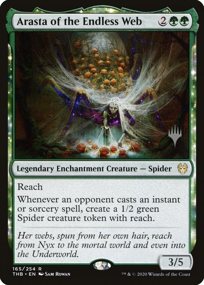 Magic: The Gathering MTG Single Arasta of the Endless Web (Promo Pack) [Theros Beyond Death Promos]