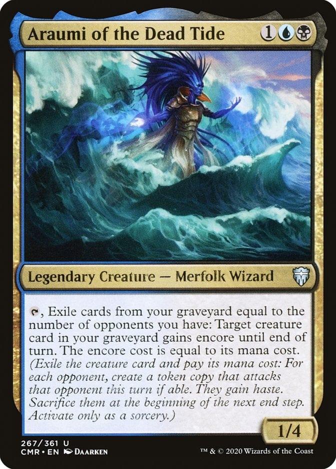Magic: The Gathering MTG Single Araumi of the Dead Tide [Commander Legends]